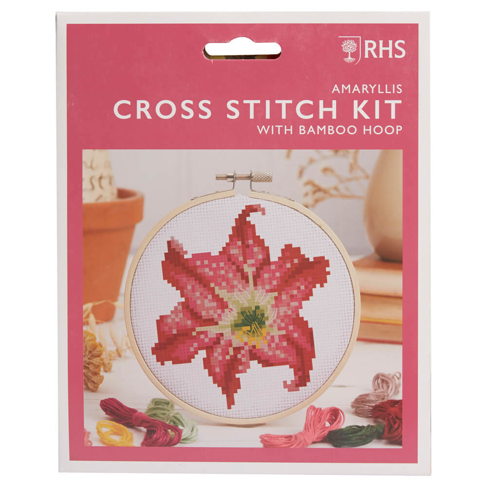 RHS Cross Stitch Kit Amarylis